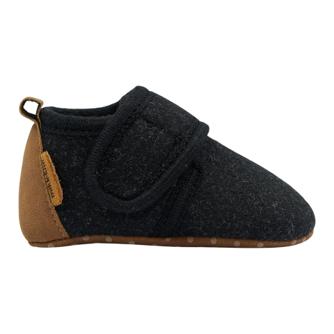 Mikk-Line Pantoffels - Prewalker Felt - Dark Grey Melange - Mikk-Line - 19/20 - Pantoffels