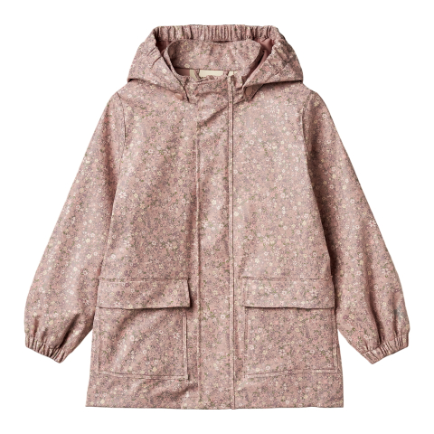 Wheat Regenjas - PU - Ollo - Powder Flower Wei - Wheat - 7 jaar (122) - Regenjassen