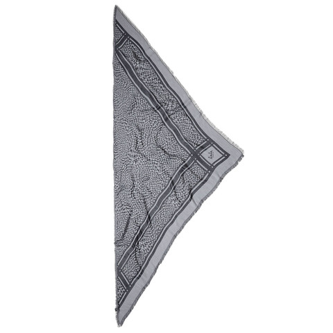 Lala Berlin Sjaal - Triangle Tilda - Swoosh-symbool Black/White - Lala Berlin - OneSize - Sjaals