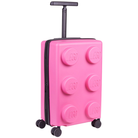 LEGO® Koffer - Baksteen 2x3 - Uitbreidbaar PP - 31 L - Helder Pu - LEGO® Tasker - OneSize - Koffers