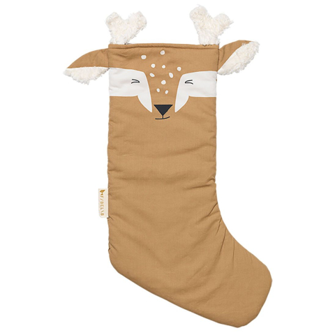 Fabelab Kerstsok - Deer - Caramel - Fabelab - OneSize - Decoraties