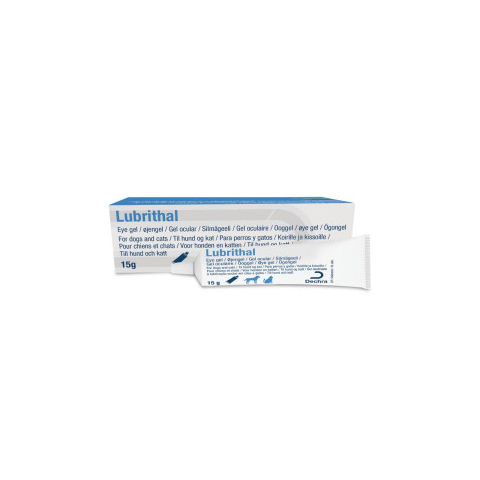 Lubrithal Ooggel voor hond en kat 15 gr 15 g