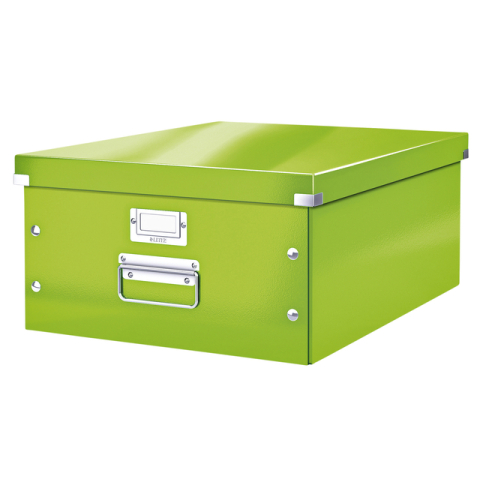 Opbergdoos Leitz Click & Store WOW groot 369x200x482mm groen