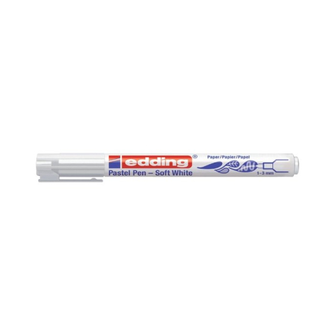 Viltstift edding 1500 soft wit