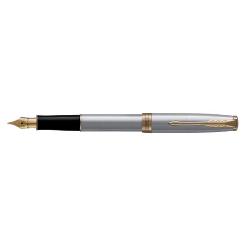 Vulpen Parker Sonnet stainless steel GT fijn