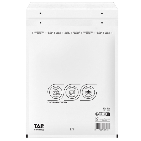 Envelop TAP Comebag luchtkussen nr18 290x370mm 100 stuks