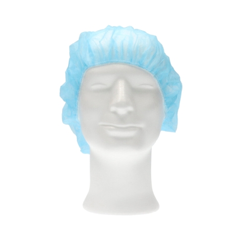 Haarnet CMT bouffant non-woven L 53cm PP blauw 100 stuks