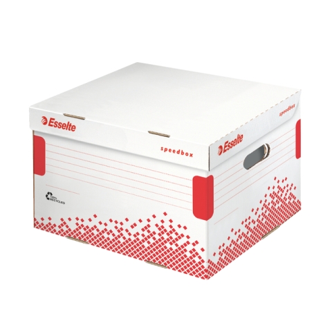Opberg- en transportdoos Esselte Speedbox 367x263x325mm wit