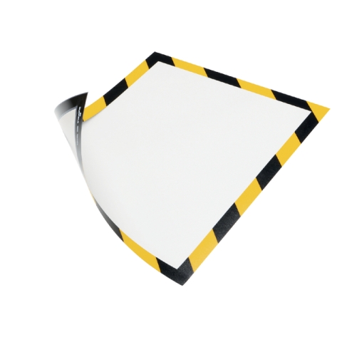 Duraframe Durable 4945130 security A4 magneet geel/zwart 5 stuks