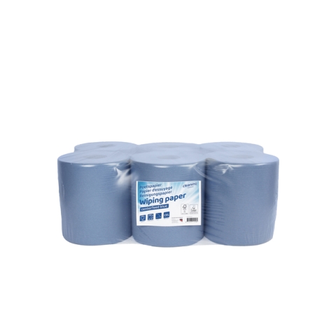 Poetspapier Cleaninq M2 1-laags 6x300m blauw