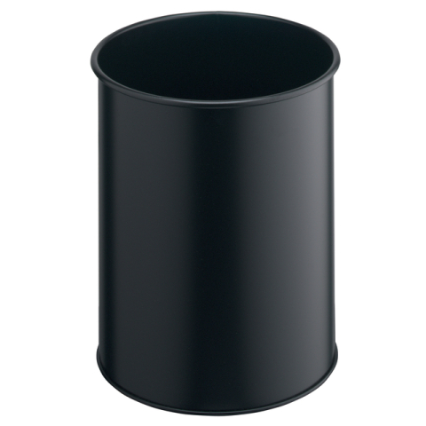 Papierbak Durable 3301-01 15liter rond zwart