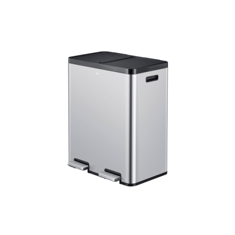 Pedaalemmer EKO Essential Recycler 2x30 liter rvs