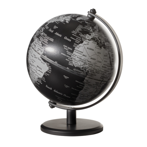 Globe Troika 13cm zwart-zilver