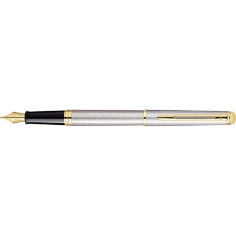 Vulpen Waterman Hémisphère stainless steel GT fijn