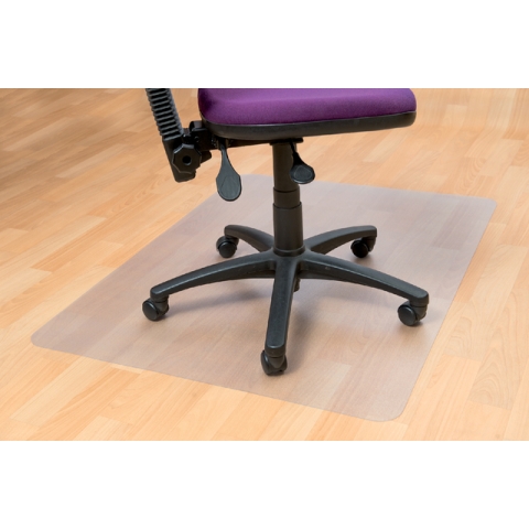 Stoelmat Floortex PVC 120x150cm voor harde vloeren