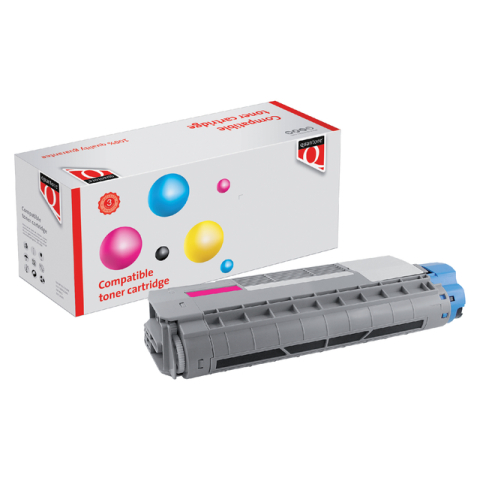 Toner Quantore alternatief tbv Oki 44315306 rood