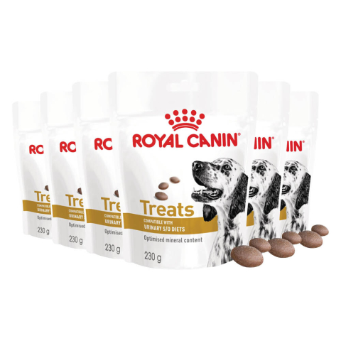 6x Royal Canin Hondensnack Urinary S/O Treats 230 gr