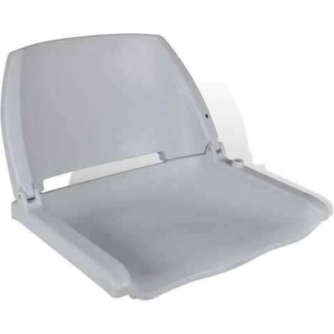 vidaXL-Grijze-opklapbare-bootstoel-zonder-kussen-41-x-51-x-48-cm