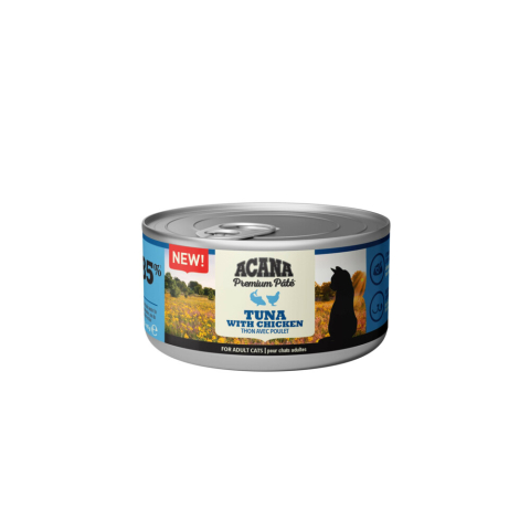 24x Acana Premium Kattenvoer Pâté Tuna & Chicken 85 gr