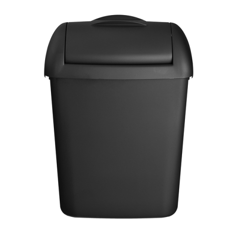 Dameshygiënebak Quartzline 8 liter zwart 441458