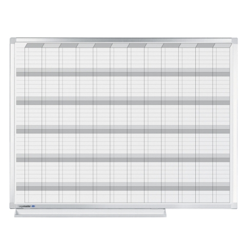 Planbord Legamaster professional jaarplanner hor 90x120cm