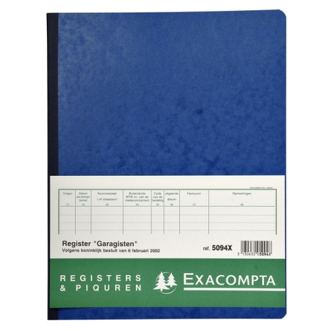 Register Piqure garagisten 320x250mm 80vel assorti