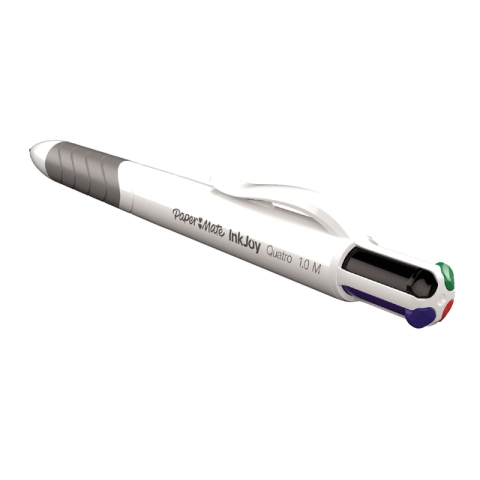 Balpen Paper Mate Inkjoy 4 kleuren Quatro standaard medium