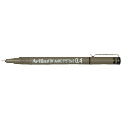Fineliner Artline technisch 0.4mm zwart