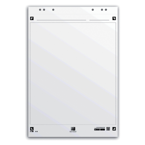 Flipoverpapier Oxford smart 650x980mm blanco 90 gram 20 vel