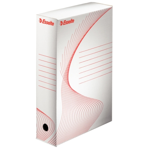 Archiefdoos Esselte Boxycolor 80mm 352x250mm wit