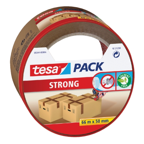 Verpakkingstape tesapack® Strong 66mx50mm bruin