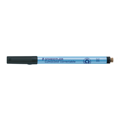 Viltstift Staedtler Lumocolor 305 non permanent correctable M zwart