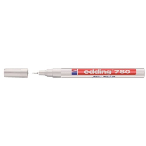 Paintmarker edding 780 op oliebasis 0.8mm wit