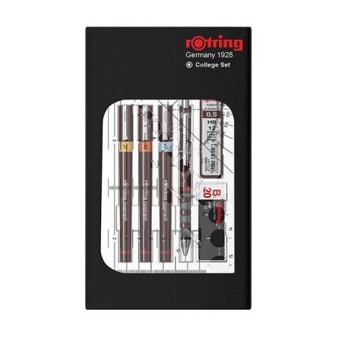 Tekenset rOtring Isograph 7-delig