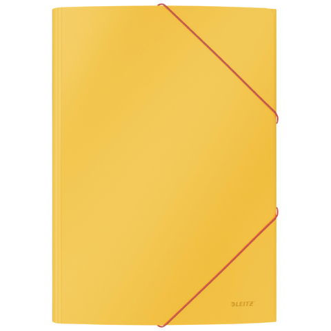 Elastomap Leitz Cosy A4 3-kleps geel