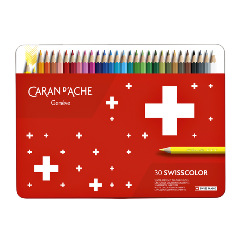 Kleurpotloden Caran d'Ache Swisscolor 30 stuks assorti