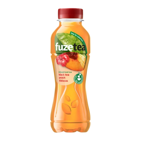 Frisdrank Fuzetea peach hibiscus petfles 400ml