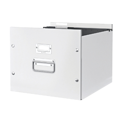 Hangmappenbox Leitz click & store WOW gerecycled karton 357x285x367mm wit