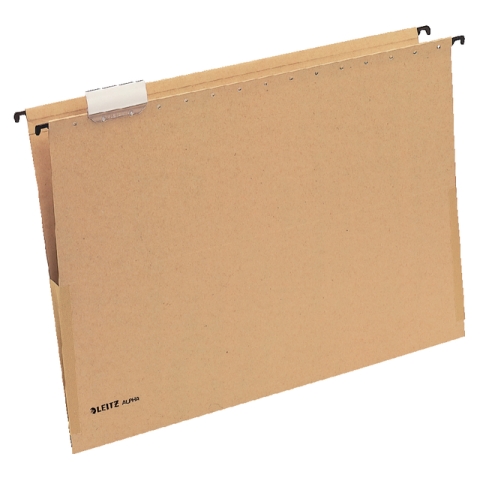 Hangmap Leitz Alpha® A3 met balg V-bodem natuurbruin 25 stuks