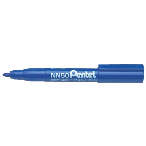 Viltstift Pentel NN50 rond 1.3-3mm blauw