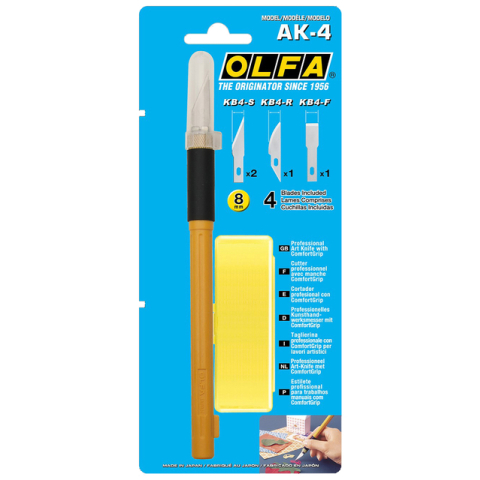 Precisiesnijmes Olfa AK-4 Pro blister à 1 stuk