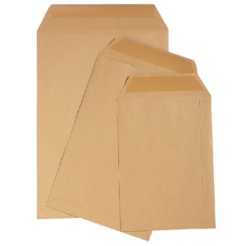 Envelop Quantore loonzak 65x105 70gr bruin 1000 stuks