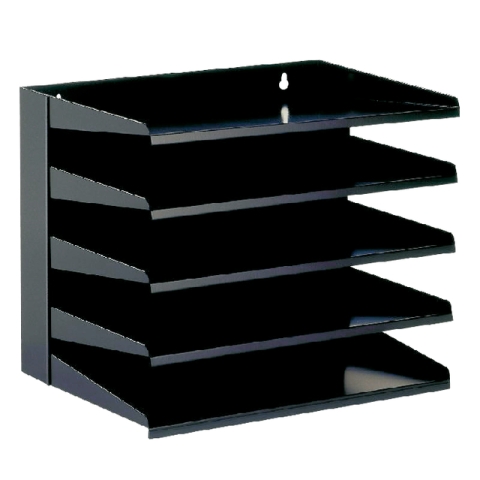 Sorteerrek Vepa Bins 5 delig zwart