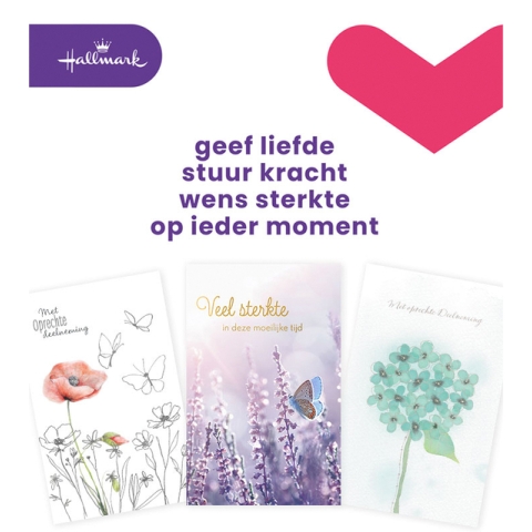 Wenskaart Hallmark Business Box condoleance navulset à 10 stuks