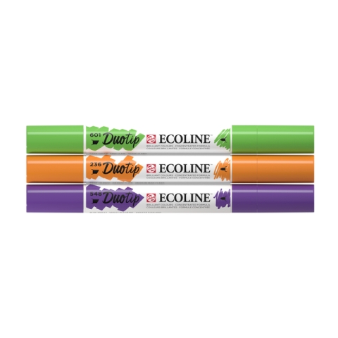 Duotip Talens Ecoline set à 3 stuks secundair