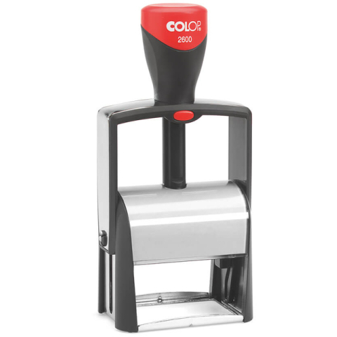 Tekststempel Colop 2600 personaliseerbaar 8regels 58x37mm