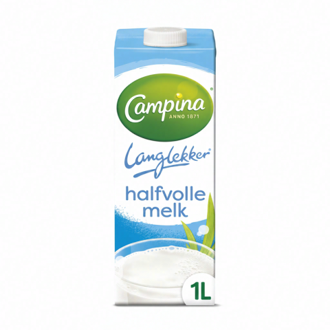 Melk Campina LangLekker halfvol 1 liter