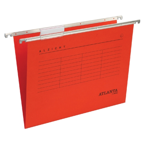 Hangmap Djois Alzicht folio frontaal recycled V-bodem rood
