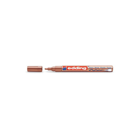 Paintmarker edding 751 op oliebasis 1-2mm koper