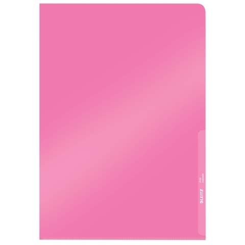 Insteekmap L-model Leitz Premium copy safe 0.15mm PVC A4 rood 100 stuks